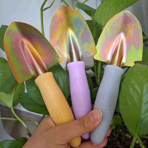 بیلچه کوچک گلدان یا باغچه .فلزی. در رنگبندی